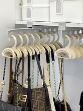使いやすい衣類収納ラック【クリームカラー・バッグ掛け用】（セットアップ対応）
