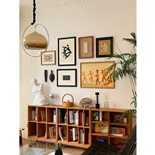 アンドレのワインの神の舞 中古風モダンアート装飾画【リビング・ダイニング用・木製】