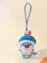 ぬいぐるみ マスコット バッグチャーム ぽっちゃりサメ モコモコ 入学祝い 新学期 プレゼント キッズ ガールズ