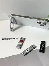 スマホ用折りたたみ式おしゃれスタンド【ミニ・粘着タイプ・薄型・多機能】