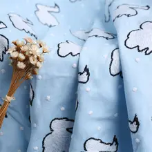 白鹅绒刺繍キャンバスバッグ【手作り・仕切り付き】