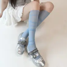 インブロガーと同じスタイルのピュアディザイアパイル ストッキング