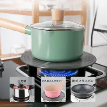 ガスコンロ 熱伝導プレート 鍋底 黒ずみ防止 直火ガード 急速解凍プレート 家庭用 キッチン用品