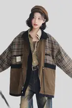 万有引力博物館 リバーシブルカラー切替ジャケット【春秋用・女性・ゆったり中長丈】