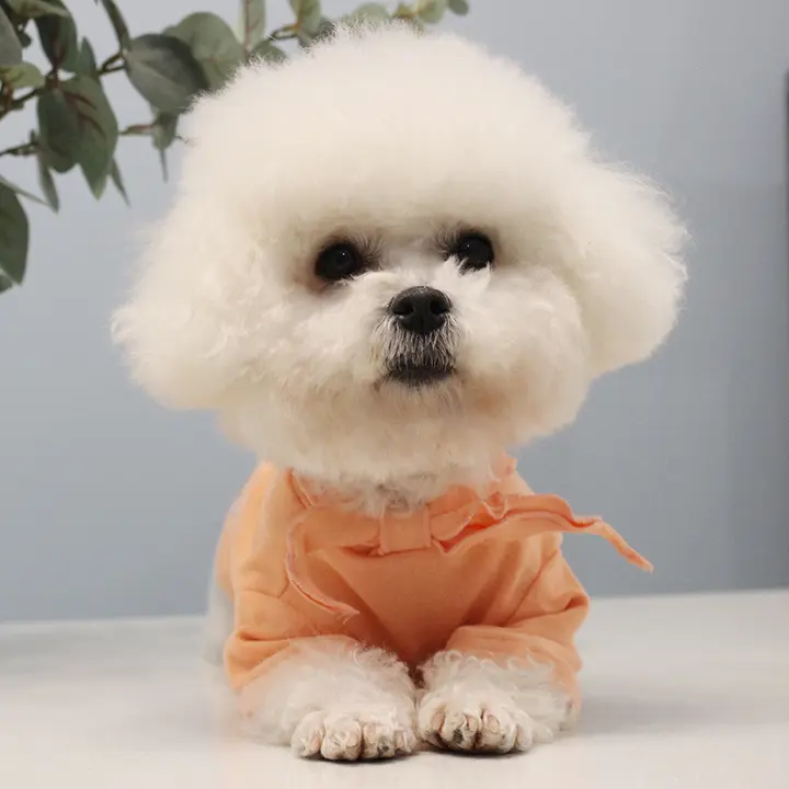 犬用コットンTシャツ【春夏用・伸縮性・かわいいデザイン・ペット用】