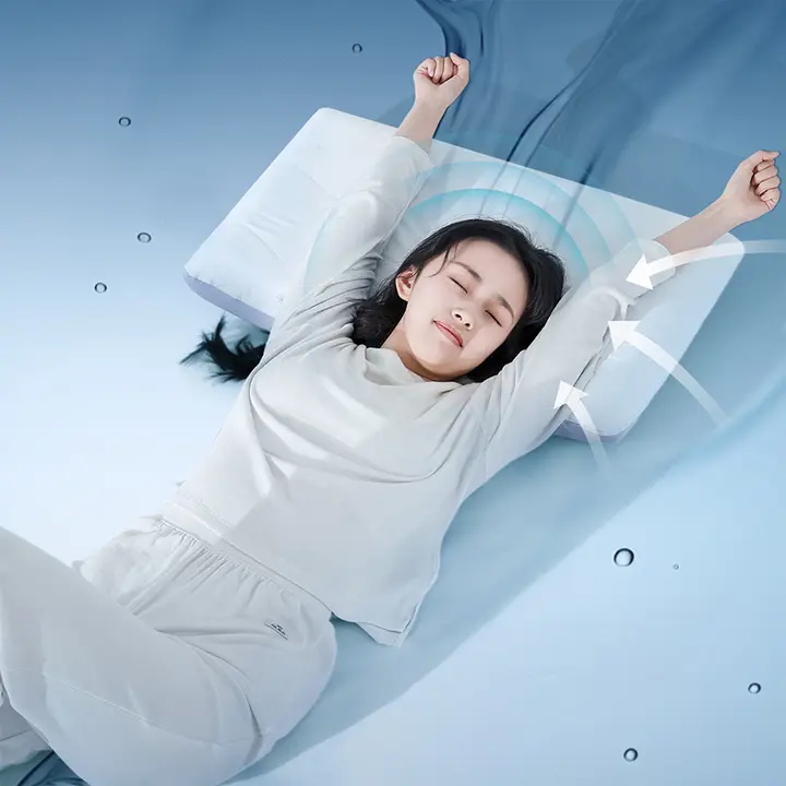 STARZHOME 抗菌仕様の深い眠りをサポートする記憶枕【首元のケアに最適・家庭用】