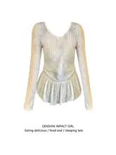 デザイン性のあるレースアップリボン付き長袖Tシャツ【シンプル・スリムフィット・女性用】