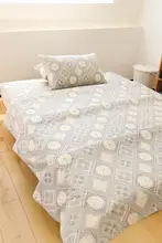 青花瓷デザイン四点セット【全棉・厚手・ベッドカバー・シーツ・布団カバー・秋冬用】