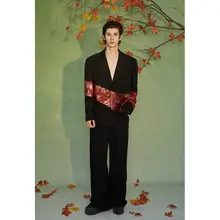 新中式デザインの宽松西服外套【男性用・トレンド感アップ】