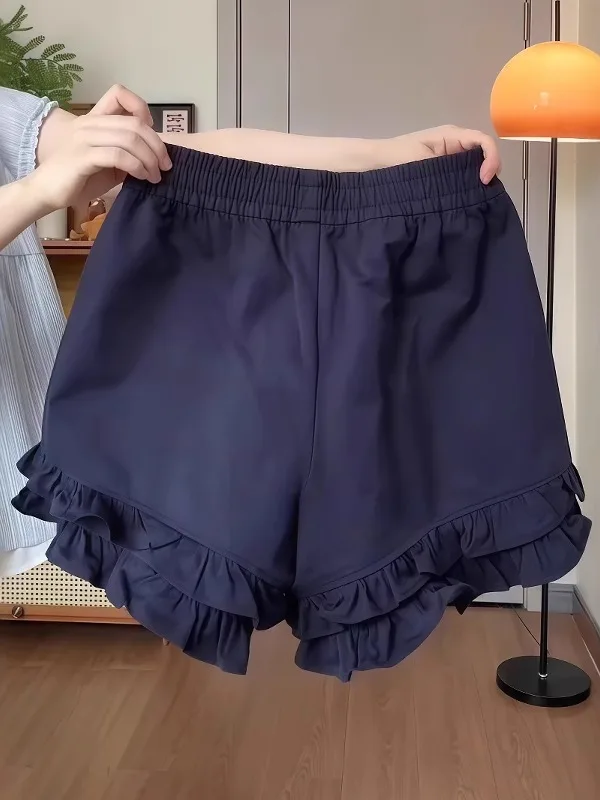 40代のショートパンツはどう選ぶ？通勤から夏の日常まで、今こそ注目すべき「ワイドレッグ高腰フリルショートパンツ」の真実