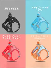 小型犬用ハーネス付きリード【散歩用・テディベア・幼犬対応】