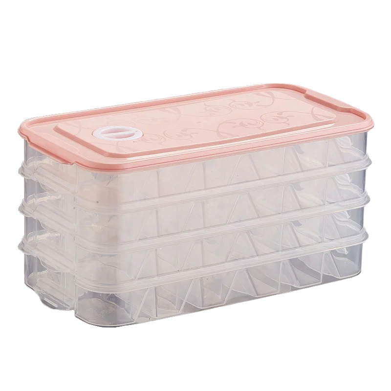 冷凍食品保存用仕切り付き保存容器【食品グレード・多層・蓋付き】