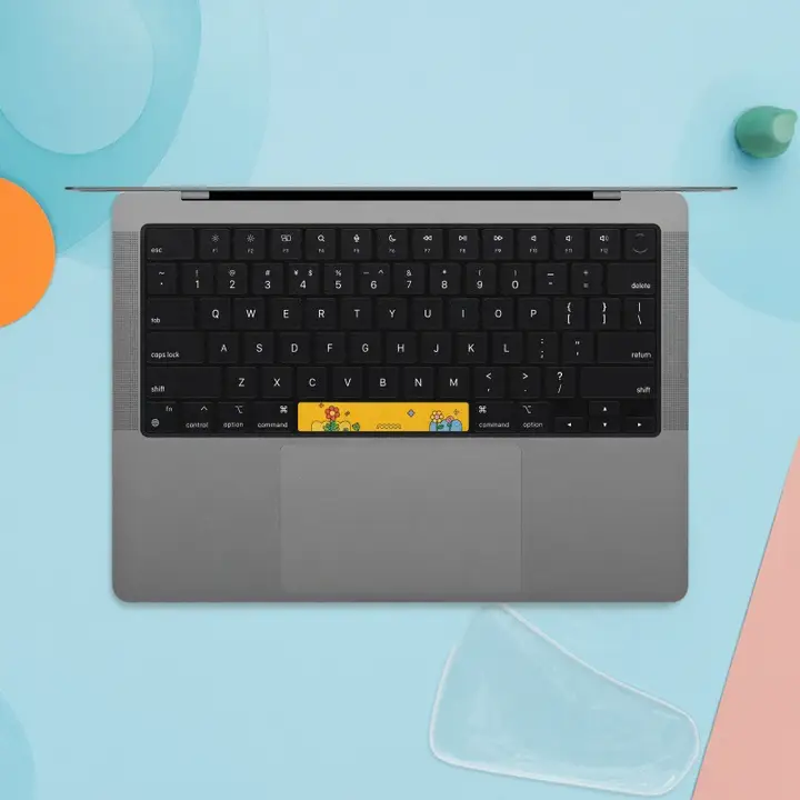 キーボード ステッカー スペースキー用 保護フィルム MacBook Air M5 対応 Mac シール「SkinAT」