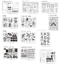 透明なシリコンスタンプ【DIY装飾・学生向け・手帳用】