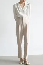 LIMONN ハイウエスト ワイドパンツ【ストレート・フィット・秋冬用】