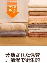 手巻き圧縮袋【真空収納・旅行・衣類収納用・携帯便利】
