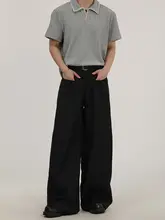 スラックス ユニセックス シンプル ヴィンテージ 上品 バナナシルエット ルーズ ワイド ストレート 通勤 オフィスカジュアル カジュアル 「A carton」