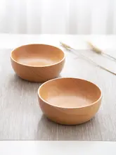 栓（ケヤキ）製 サラダボウル【和風・丸型・木製・フルーツディッシュ・お菓子収納用】