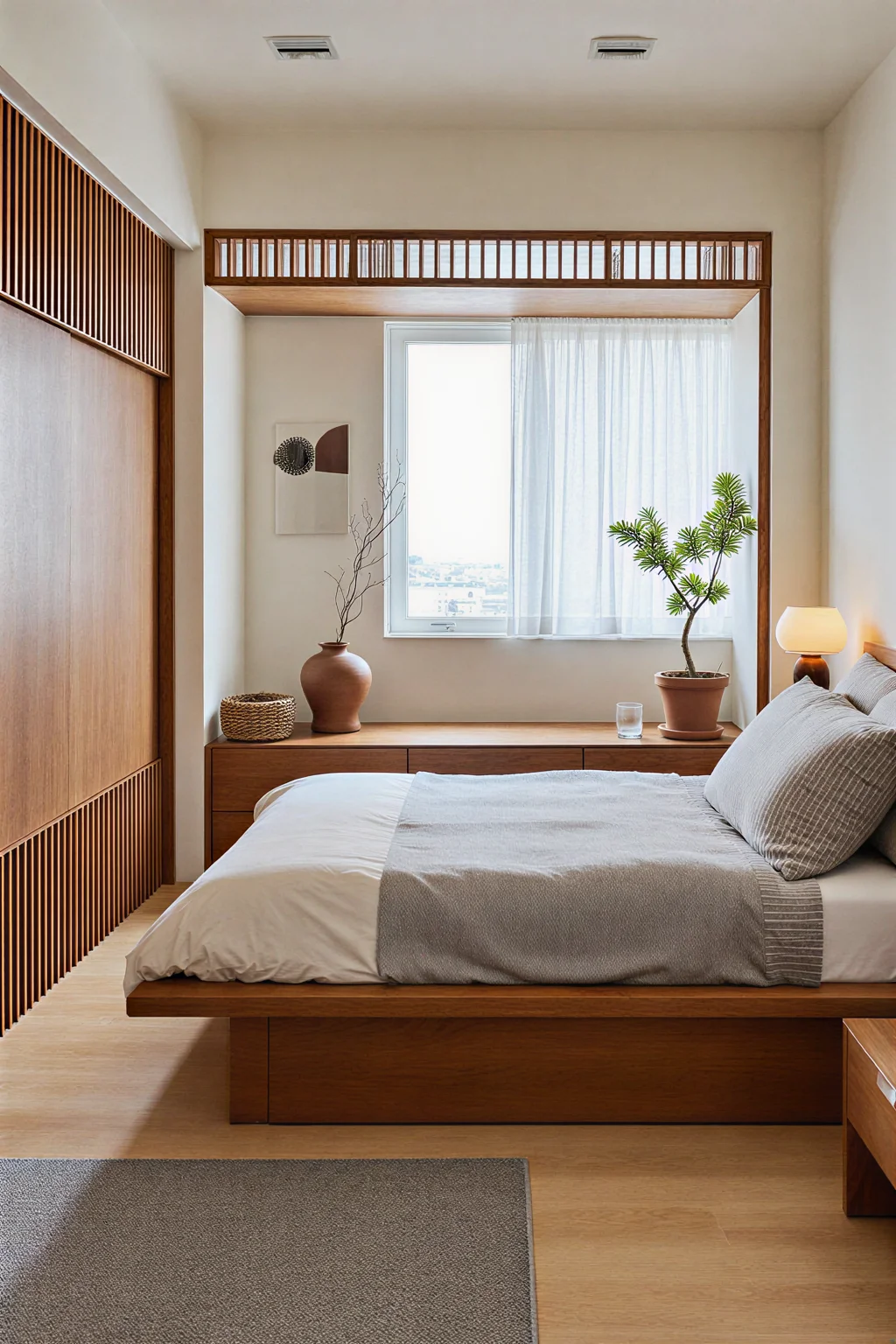 揃えるミニマリスト部屋づくりアイテム｜花瓶とバスケットの組み合わせで実現するシンプルな空間