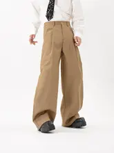ワイドスラックス メンズ タック ドレープ ゆったり 着痩せ 上品 カジュアル 秋 「LUCE GARMENT」