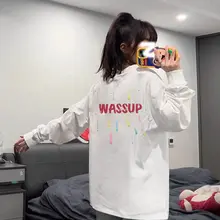 男女兼用コットン長袖Tシャツ【春秋用・アメリカンスタイル】