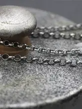 S925純銀製 カップル向け ヴィンテージO型ネックレス【ハンドメイド・こだわりのデザイン】
