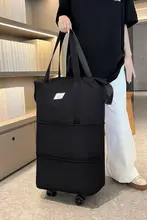 大容量旅行バッグ【女性用・軽量・折りたたみ・キャスター付き・学生向け・機内持ち込み可能】