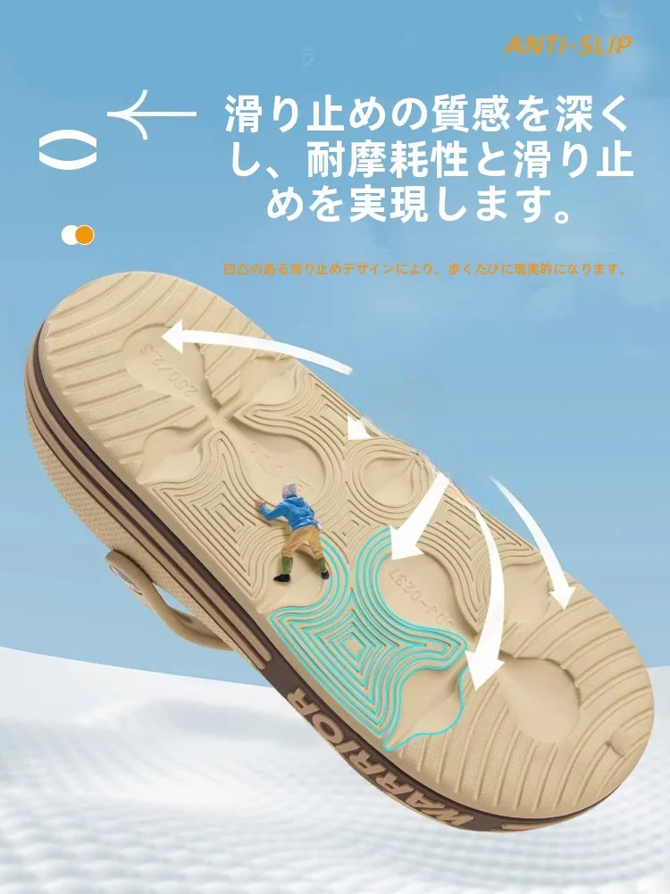 足が疲れないサンダル メンズ：Warrior/回力 ビーチサンダルの長時間歩行対応実態