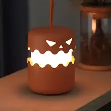 アウトドアキャンプライト【ハロウィン向け・かぼちゃデザイン・充電式・吊り下げ可能】