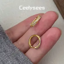 洗練されたデザイン！S925シルバー製の交差二重ライン輝きイヤリング【エレガント・高級感】