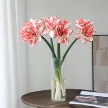 リアルな君子蘭の造花【リビング・カフェ風・インテリア飾り用】