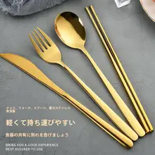 韓国家庭用トラベルスプーン フォーク スーツ
