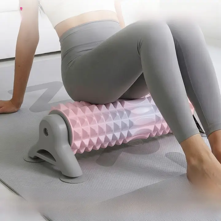 筋肉をさせる専用フォームローラー【背中と脚用・吸盤付き・固定タイプ】