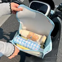 高機能な防水電動自転車用ハンギングバッグ【大容量・前面取り付け・便利な収納】