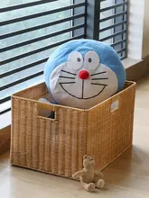 衣類収納バスケット【布付き・大容量・クローゼット用・カゴ型デザイン】