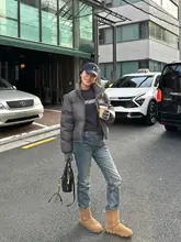 女性用ショートダウンジャケット【白鹅绒・暖かい・小柄向け・韓国風】