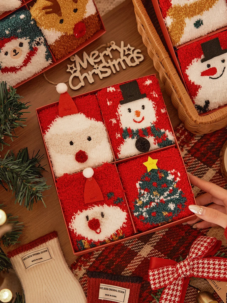 クリスマスソックス【秋冬用・カップル向け・ふわふわコットン】（セットアップ対応）の選び方と実用性