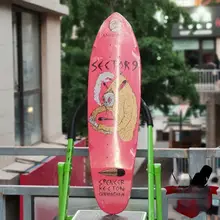 Sector9 サンタクルス ロングボード 板面デザイン スケートボード カーバー対応