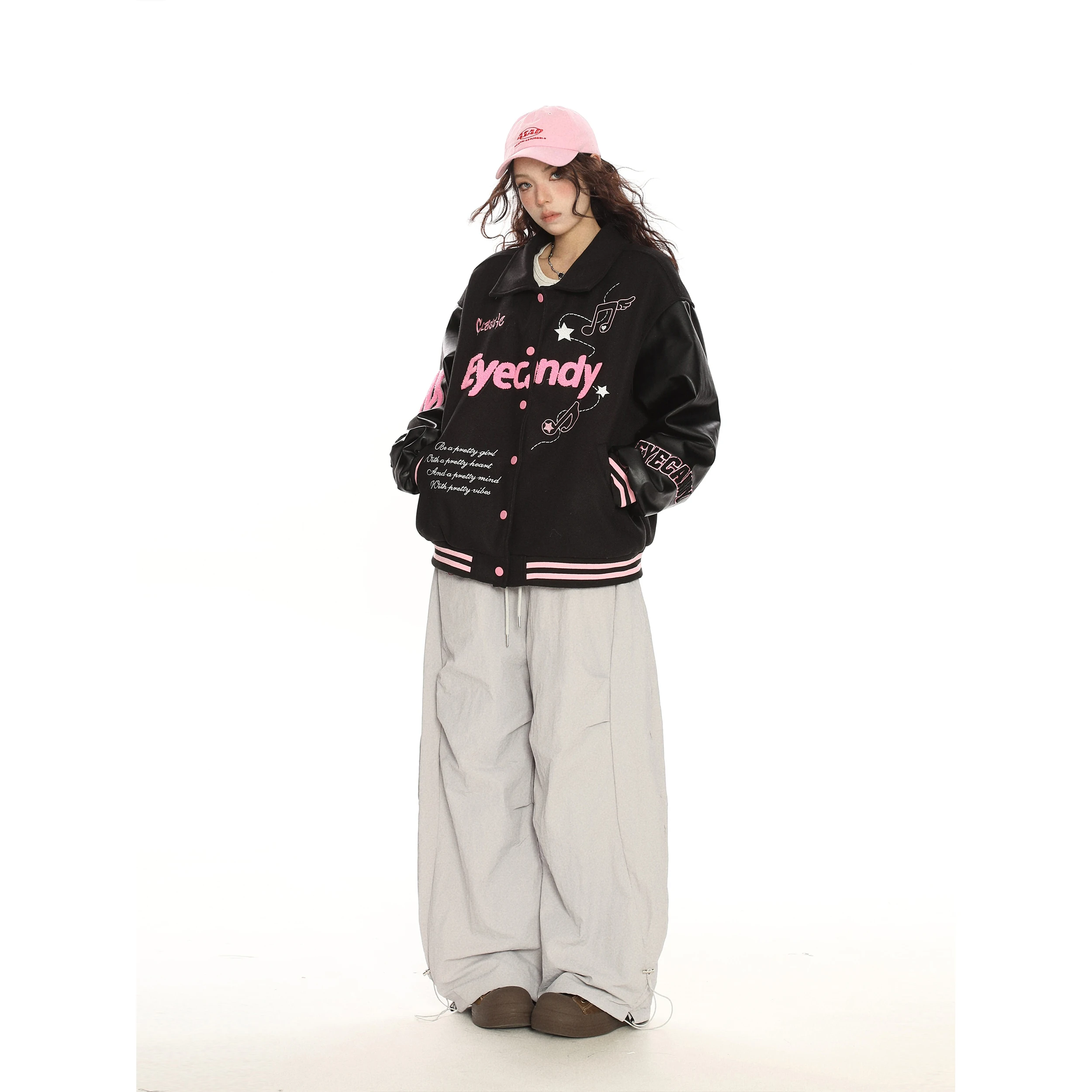 BIGGOLD ウール混合レザー刺繍入りボンバージャケット：秋冬通勤スタイルの実用性と耐久性解析