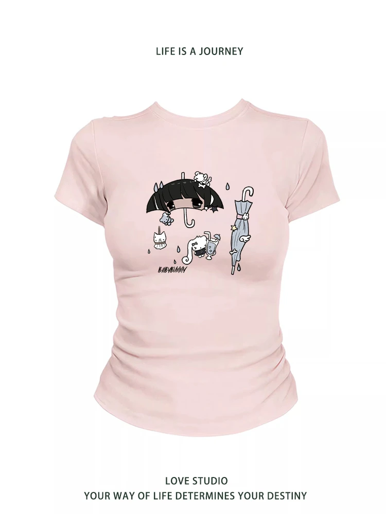 通勤の疲れを一瞬で癒す、tイラストのTシャツはどんなもの？