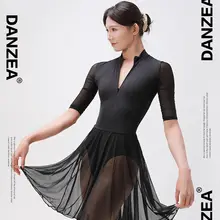 バレエ練習用トップス【長袖・背中開きなし・大人用・ヨガ対応】