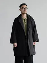 ウィトチョウ メンズコットンミディコート【カジュアルデザイン・厚手・保温性】