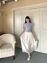 MAXMENT ラウンドネックリブ編みTシャツ【ウエストシェイプ・ショートスリーブ・女性用】