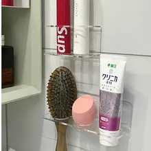 アクリル製 吹き出し用収納ラック【壁掛け・透明・穴あけ不要】