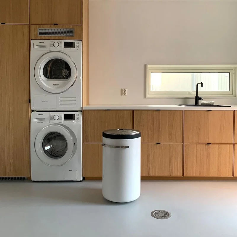 おしゃれな北欧デザインのランドリーバスケット：中式風の収納用品が提供する実用性と空間設計のバランス