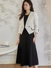 ロア衣 フランス風 ブラックフレアワンピース【ノースリーブ・ミディ丈・エレガント】