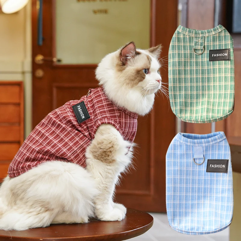秋冬用 ヴィンテージ風 チェック柄 ペットウェア【デニム素材・犬猫用】の実用性と選定基準