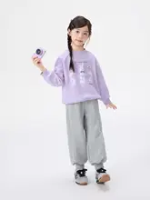 暖かいフリース素材のウサギデザインパーカー【子供用・冬季・ルーズフィット】（セットアップ対応）