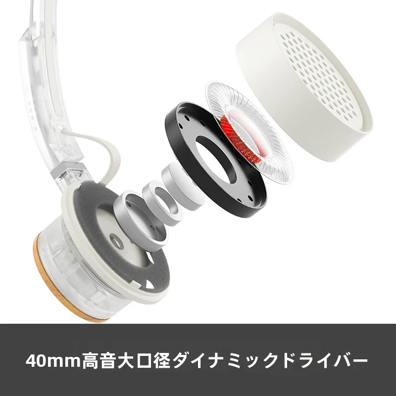木製ボウルデザインのレトロヘッドホンEH11：Bluetooth対応で大耳ゲームに最適なオンエアヘッドフォン