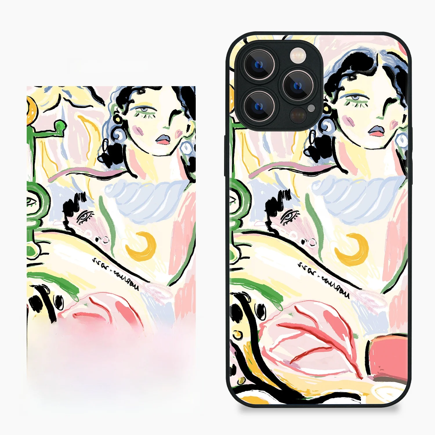 クリエイティブイラストスマホケース：デザイン性と保護機能のバランスを実現